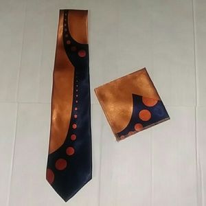 Mens Tie and Handkerchief by Biana